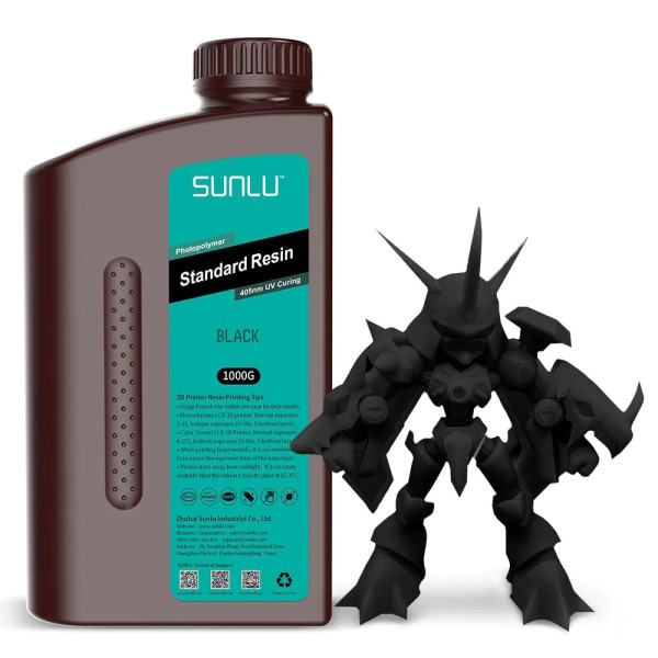 SUNLU Black Standard Resin 1kg  DLQ06001 - 1