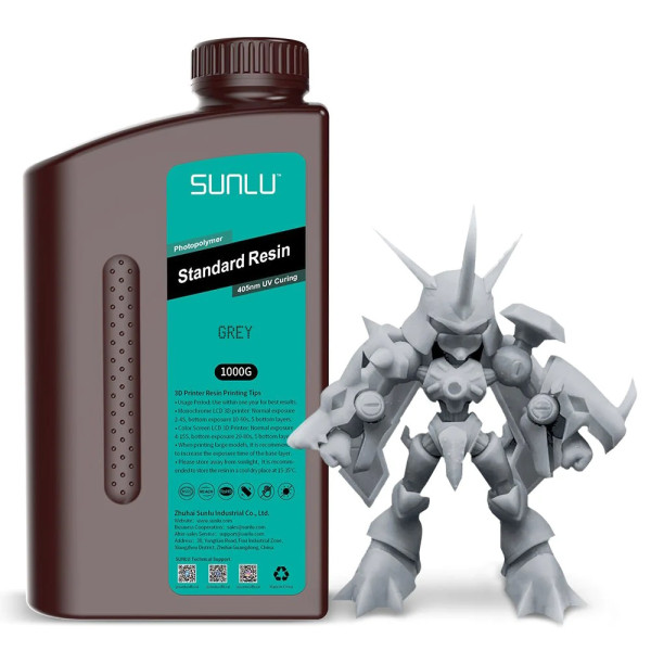 SUNLU Grey Standard Resin 1kg  DLQ06003 - 1