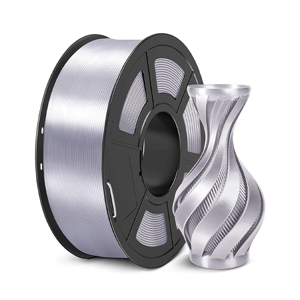 SUNLU Silk PLA+ silver colour filament 1.75mm, 1kg  DFP16007 - 1