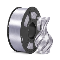 SUNLU Silk PLA+ silver colour filament 1.75mm, 1kg  DFP16007