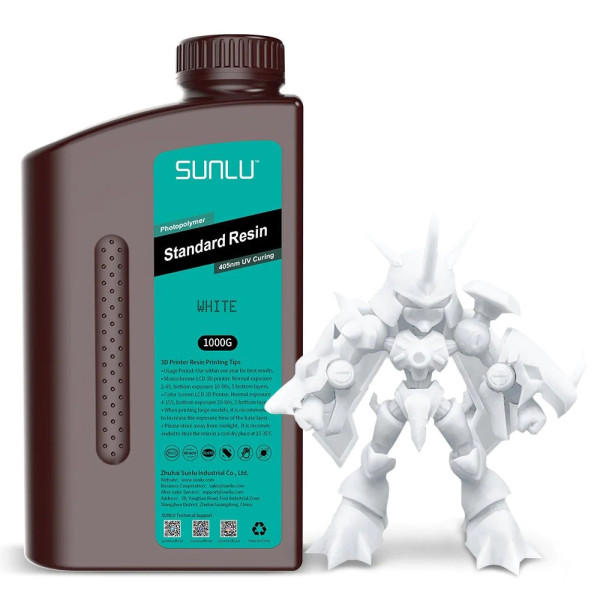 SUNLU White Standard Resin 1kg  DLQ06002 - 1