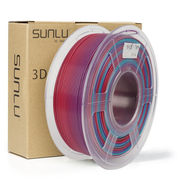 SunLu Translucent Red PLA 1.75mm 3D Printing Filament 1KG (330 meters)
