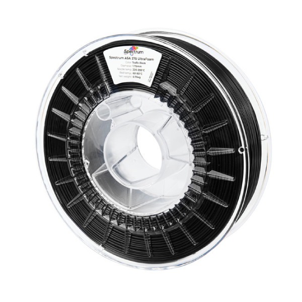 Spectrum LW-ASA UltraFoam filament Traffic Black 1.75 mm 0.75 kg DFP16187 - 1