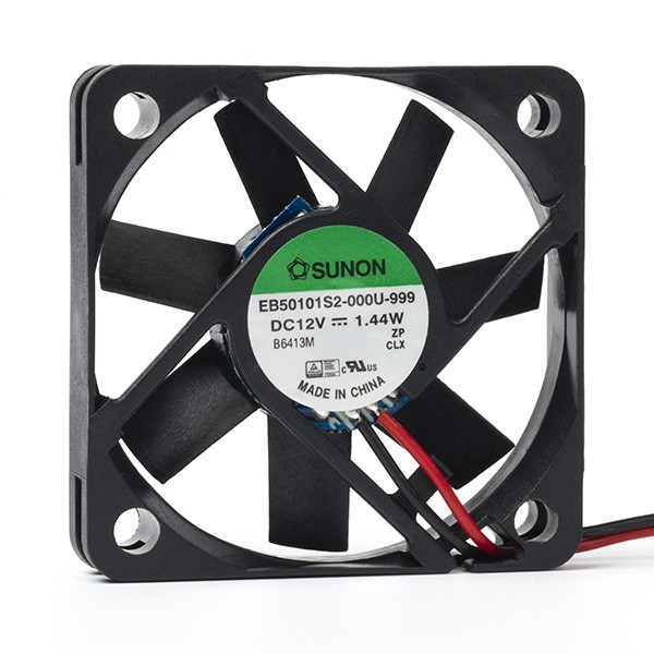 Sunon fan axial 12V, 50mm x 50mm x 10mm BSS1250 DMO00021 - 1