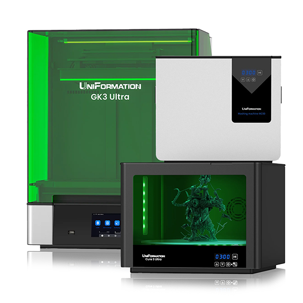 Uniformation GK3 Ultra 16K 3D printer bundle  DKI00351 - 1