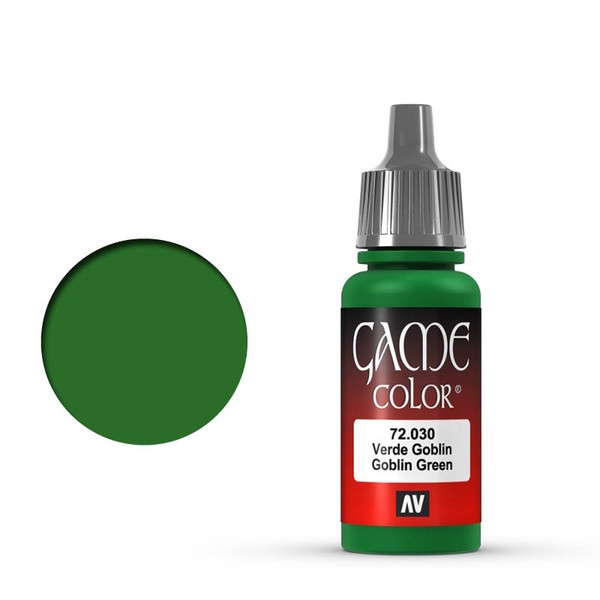 Vallejo goblin green acrylic paint, 17ml 72030 DAR01070 - 1