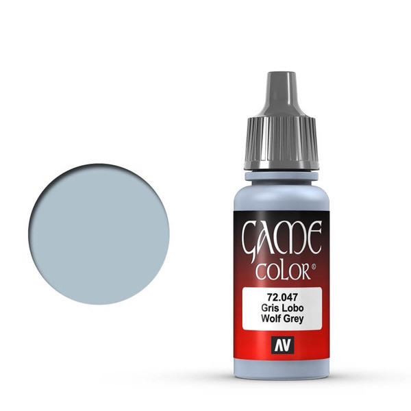 Vallejo wolf grey acrylic paint, 17ml 72047 DAR01076 - 1