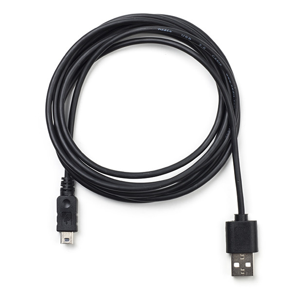 USB A to mini USB black USB 2.0 cable, 2m DDK00123 - 1