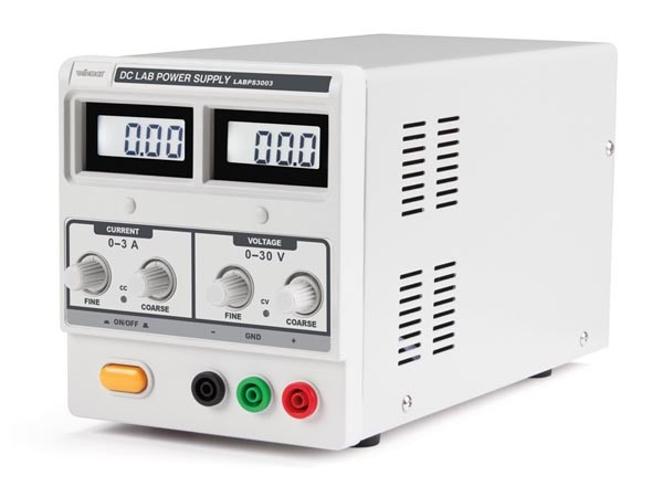 Velleman Lab power supply with LCD 0-30VDC 0-3A LABPS3003 DPS00007 - 1