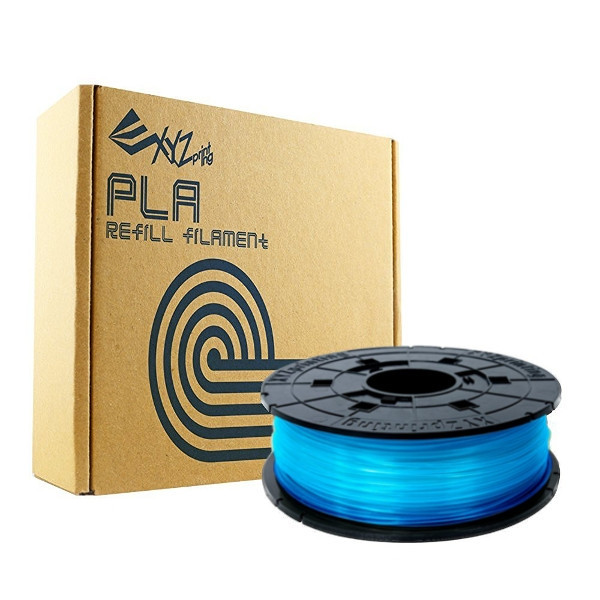 XYZprinting transparent blue PLA filament 1.75mm, 0.6kg (Refill) RFPLBXEU05J DFP05022 - 1