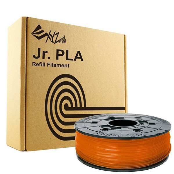 XYZprinting transparent orange PLA filament 1.75mm, 0.6kg (NFC coil) RFPLCXEU07B DFP05006 - 1