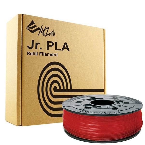 XYZprinting transparent red PLA filament 1.75mm, 0.6kg (NFC coil) RFPLCXEU02A DFP05005 - 1