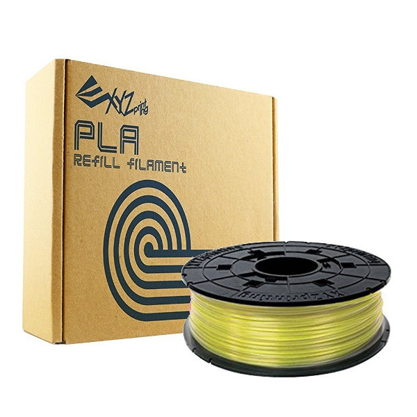 XYZprinting transparent yellow PLA filament 1.75mm, 0.6kg (Refill) RFPLBXEU03B DFP05020 - 1