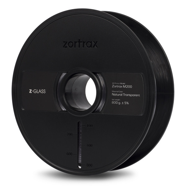 Zortrax neutral transparent Z-GLASS filament 1.75mm, 0.8kg  DFP00139 - 1