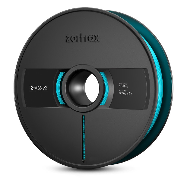 Zortrax sky blue Z-ABS v2 filament 1.75mm, 0.8kg  DFP00081 - 1