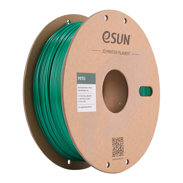 eSun PETG filament 1.75mm Solid Green 1 kg  DFE00068 - 1
