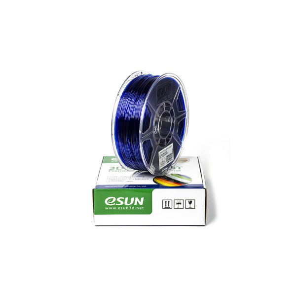 eSun PETG filament 1.75mm Transparent Blue 1kg PETG175U1 DFE20046 - 1