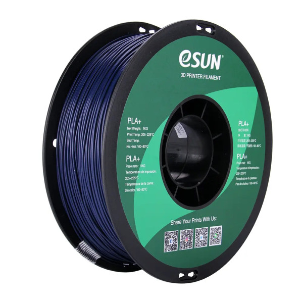 eSun PLA+ filament 1.75 mm Dark Blue 1 kg  DFE20274 - 1