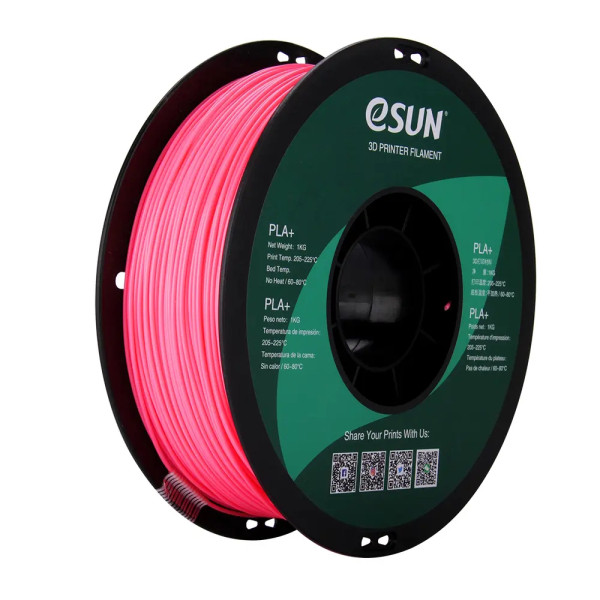 eSun PLA+ filament 1.75 mm Pink 1 kg  DFE20280 - 1