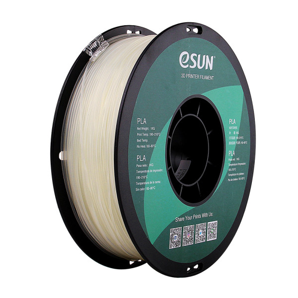 eSun PLA filament Neutral 1.75 mm 1 kg PLA175N1 DFE20072 - 1