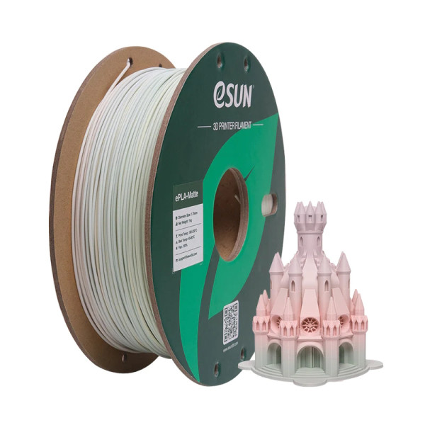 eSun ePLA-Matte filament 1.75 mm Rainbow 1 kg ePLA-Matte175RB1 ePLA-Matte175RBA1 DFE20254 - 1
