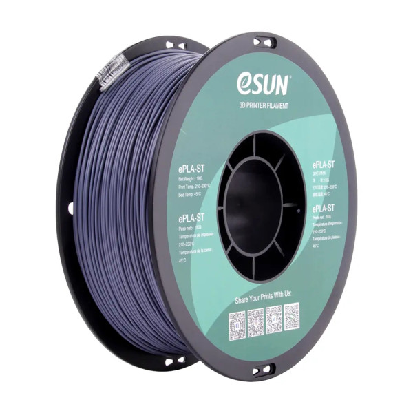 eSun ePLA-ST filament 1.75 mm Gray 1 kg  DFE20259 - 1