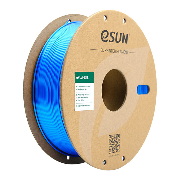 eSun eSilk PLA filament Blue 1.75mm 1 kg eSilk-PLA175U1 DFE20192 - 1