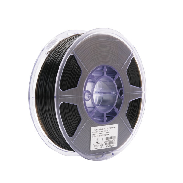 eSun eStars-PLA filament 1.75 mm Galaxy Black 1 kg eStars-PLA175GB1 DFE20227 - 1