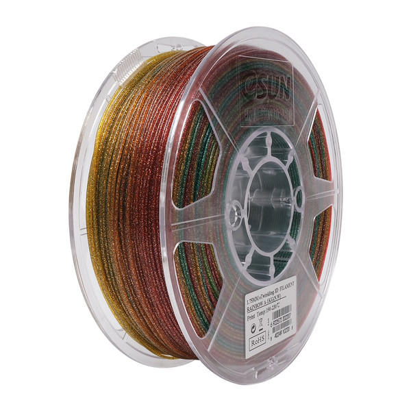 eSun eTwinkling filament 1.75 mm Rainbow 1 kg  DFE20265 - 1