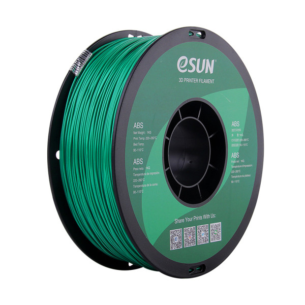 eSun green ABS filament 1.75mm, 1kg  DFE20003 - 1