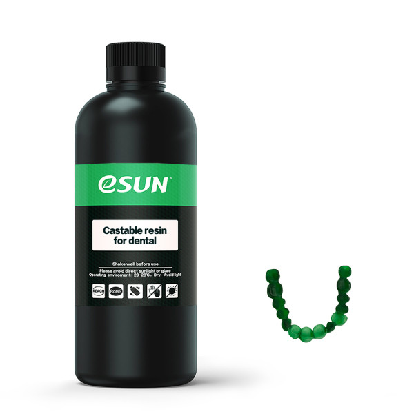 eSun green castable dental resin, 1kg DFE20161 - 1