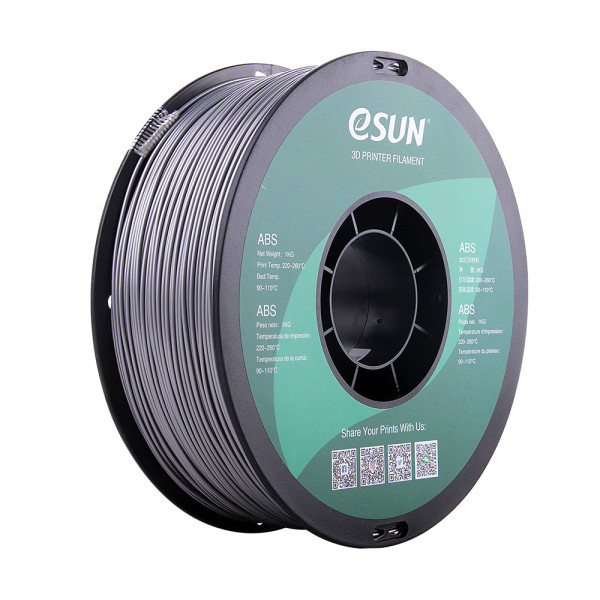 eSun silver ABS filament 1.75mm, 1kg  DFE20007 - 1