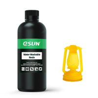 eSun yellow water washable resin, 0.5kg WATERWASHABLERESIN-Y DFE20188